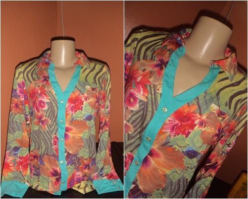 Blusa Manga Longa Estampada